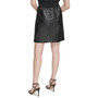 Women's Faux-Leather Pull-On Mini Skirt