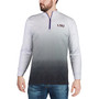 Men's Gray LSU Tigers Magic Team Logo Quarter-Zip Jacket