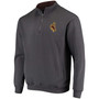 Men's Charcoal Wyoming Cowboys Tortugas Logo Quarter-Zip Jacket