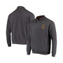 Men's Charcoal Wyoming Cowboys Tortugas Logo Quarter-Zip Jacket