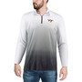 Men's Gray Virginia Tech Hokies Magic Team Logo Quarter-Zip Jacket