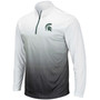 Men's Gray Michigan State Spartans Magic Team Logo Quarter-Zip Jacket