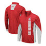 Men's Crimson Washington State Cougars Bart Windshirt Quarter-Zip Pullover Jacket