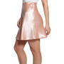 Women's Brandie Satin Side-Zip Mini Skirt