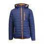 Spire By Galaxy Men's Puffer Bubble Jacket with Contrast Trim