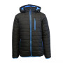 Spire By Galaxy Men's Puffer Bubble Jacket with Contrast Trim