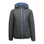 Spire By Galaxy Men's Puffer Bubble Jacket with Contrast Trim