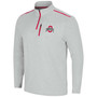 Men's Heather Gray Ohio State Buckeyes Great Scott Quarter-Zip Jacket
