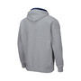 Men's Heathered Gray Virginia Cavaliers Arch and Logo 3.0 Full-Zip Hoodie
