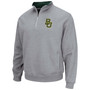 Men's Heathered Gray Baylor Bears Tortugas Team Logo Quarter-Zip Jacket