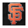 Men's Black, White San Francisco Giants Varsity Logo Full-Zip Jacket