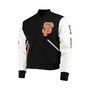 Men's Black, White San Francisco Giants Varsity Logo Full-Zip Jacket