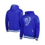 Men's Royal Los Angeles Rams Retro Classic Fleece Pullover Hoodie