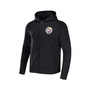 Men's NFL x Darius Rucker Collection by Black Pittsburgh Steelers Rocker Full-Zip Hoodie