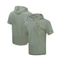 Men's Light Green Minnesota Vikings Neutrals Short Sleeve Pullover Hoodie