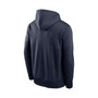 Men's Navy Denver Broncos Fan Gear Wordmark Performance Pullover Hoodie