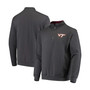 Men's Charcoal Virginia Tech Hokies Tortugas Logo Quarter-Zip Jacket
