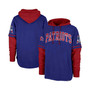 Men's Royal New England Patriots Shortstop Pullover Hoodie