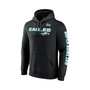 Men's Branded Black Philadelphia Eagles Super Bowl LVII Star Trail Pullover Hoodie