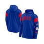 Men's Royal Buffalo Bills Sideline Athletic Arch Jersey Performance Pullover Hoodie
