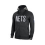 Men's Black Brooklyn Nets Authentic Showtime Performance Full-Zip Hoodie