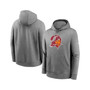 Men's Heathered Gray Tampa Bay Buccaneers Rewind Club Fleece Pullover Hoodie