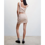 Women's Buttoned Tweed Skirt