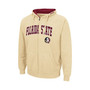 Men's Gold Florida State Seminoles Arch and Logo 3.0 Full-Zip Hoodie