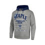 Men's NFL X Staple Gray Dallas Cowboys Oversized Gridiron Vintage-Like Wash Pullover Hoodie