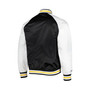 Men's Black, White Boston Bruins Primetime Raglan Satin Full-Snap Jacket
