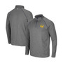 Men's Heathered Charcoal Cal Bears Robert Raglan Quarter-Zip Jacket