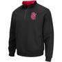 Men's Black St. Johns Red Storm Tortugas Logo Quarter-Zip Jacket