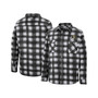 Men's Black, White Colorado Buffaloes Ellis Plaid Full-Snap Shirt Jacket