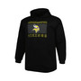 Men's Branded Black Minnesota Vikings Big and Tall Pop of Color Pullover Hoodie