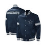 Men's Navy Dallas Cowboys Midfield Varsity Full-zip Jacket