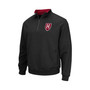 Men's Black Harvard Crimson Tortugas Team Logo Quarter-Zip Jacket