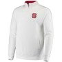 Men's White NC State Wolfpack Tortugas Logo Quarter-Zip Jacket