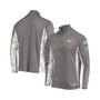 Men's Gray, Camo Colorado Buffaloes OHT Military-Inspired Appreciation Swoop Quarter-Zip Jacket