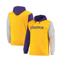 Men's Purple, Gold-Tone Minnesota Vikings Big and Tall Pullover Hoodie