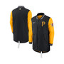Men's Black Pittsburgh Pirates Dugout Performance Full-Zip Jacket