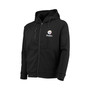 Men's Black Pittsburgh Steelers Shag Tri-Blend Full-Zip Raglan Hoodie