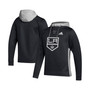Men's Black Los Angeles Kings Skate Lace Primeblue Team Pullover Hoodie