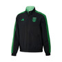 Men's Black and Green Austin FC 2023 On-Field Anthem Full-Zip Reversible Team Jacket