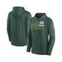 Men's Green Green Bay Packers Performance Team Pullover Hoodie