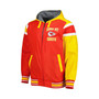 Men's Red, Gray Kansas City Chiefs Extreme Full Back Reversible Hoodie Full-Zip Jacket