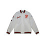 Men's White San Francisco Giants City Collection Satin Full-Snap Varsity Jacket