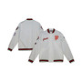 Men's White San Francisco Giants City Collection Satin Full-Snap Varsity Jacket
