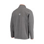 Men's Charcoal Texas Longhorns Collegiate Harborside Fleece Quarter-Snap Jacket