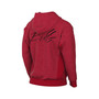 Men's Heather Red Chicago Bulls Courtside Versus Flight Pullover Hoodie
