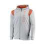 Men's Gray Texas Longhorns 2021 Sideline Performance Full-Zip Hoodie